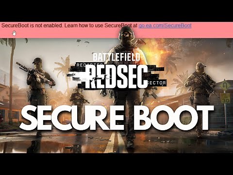 Battlefield 6 REDSEC Error SecureBoot Is Not Enabled On PC FIX🎮🔥