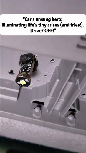 Comparison of LED map light and stock halogen🤔 #lasfit #led #installation #toyota