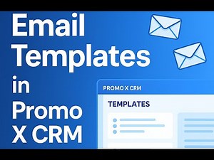 Email Templates in Promo X CRM