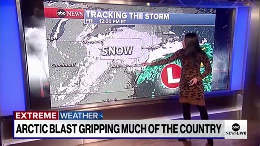 16 reactions · 4 comments | Tracking the second snowstorm in a week moving across the country! ABC News Meteorologist Melissa Griffin is tracking it all. | ABC News Weather | Facebook