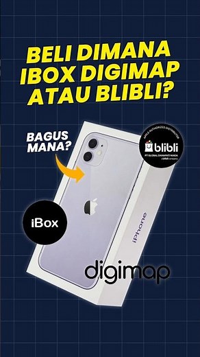 Don't Get It Wrong! These Are the Differences Between iBox, Digimap, and Blibli! #smartphone #iph...