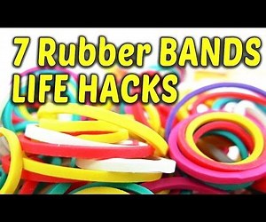7 Simple Rubber Bands Life Hacks