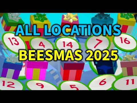 All Present Locations In Bee Swarm Simulator Beesmas 2025