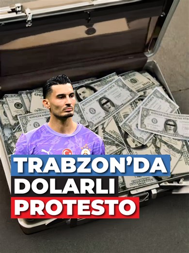 🔥 Trabzon’da Uğurcan Çakır’a dolarlı protesto: “Hainler daima yalnız yürür” Trabzonspor taraftar topluluğu Fatal Storm, Galatasaray maçı öncesinde Uğurcan Çakır’a yönelik bir protesto videosu yayımladı. “Hainler daima yalnız yürür!” notuyla paylaşılan kısa filmin ilk bölümünde, kulübün efsane başkanlarından Şamil Ekinci’nin “Trabzonspor ona hayat verenlerin hayatıdır” sözlerine yer verildi. Videonun final sahnesinde ise bir çanta içinde, üzerinde Uğurcan Çakır’ın fotoğrafının ve “Hainler daima 