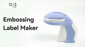 OAS Embossing Label Maker เครื่องปั้มตัวอักษรนูน เครื่องทําฉลาก ลายนูน แบบมือถือ เทป 9mm #OAS-B90 (ประกันศูนย์ 1 ปี) | Lazada.co.th
