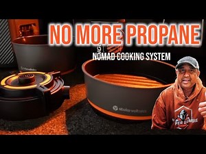 Goodbye to Propane!Stoke Voltaics Nomad Cooking System