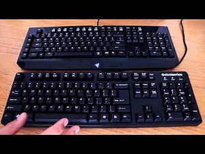 Razer BlackWidow vs SteelSeries 6Gv2