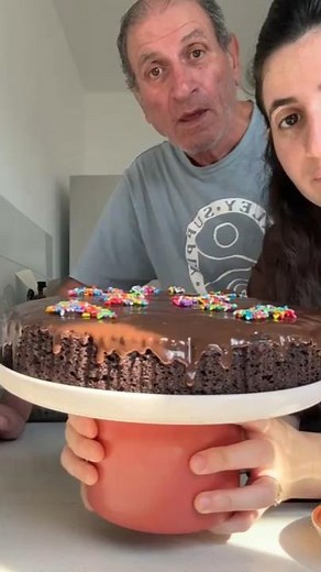 Recipe for an easy birthday chocolate cake with chocolate decorations and candies by Yael Katsav ...