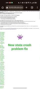 New state crash problem fix Settings[Developer Options] - Disable [USB Debugging] any mobile oppo #8
