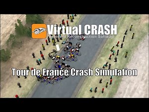 Tour de France 2021 Crash Caused by Fan | Virtual CRASH Simulation