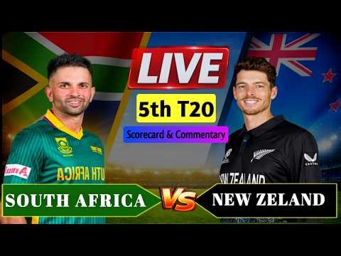 SA vs NZ 5th T20 Live Commentary &Live Score | South Africa vs New Zealand Live Match Today