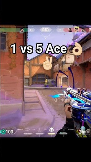 fade outplayed amazing 1v5 ace #valorant #valorantclips #valoranthighlights