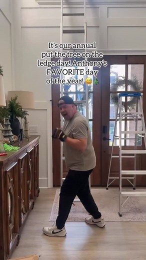 It’s ledge tree day! A tradition that never gets old, and obviously it’s my husband’s favorite day of the year 😅🤷🏻‍♀️ And because people always ask…yes we have a light switch at the bottom that controls it. And no we don’t put presents up there. 😆 It’s just for looks from down below and from outside! And it’s just because I want to and it brings me joy ♥️ #christmasdecor #christmastree #ohchristmastree #christmasmagic #christmasdecorator #crazychristmaslady #bhghowiholiday #mybhghome | Wilsh