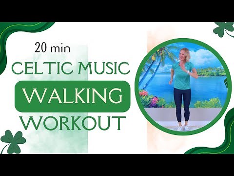 20 Minute Walking Workout at Home 🍀 Fun Low Impact Cardio with Celtic Music