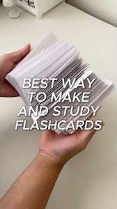 how to study with flashcards