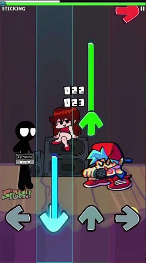 FNF Character Test BF VS Stickman | Sticking