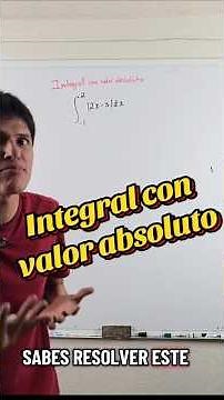Integral with absolute value #absolutevalue #integrals #integralcalculus
