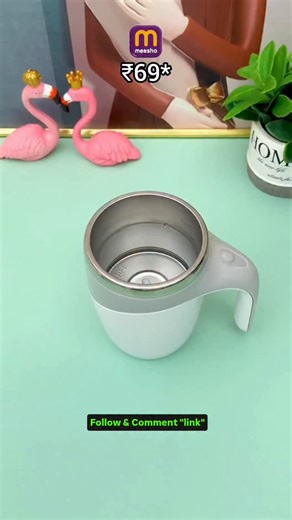Smart Home Tools on Instagram: "Comment “link” and get the product link in your DM ☕️ This Automatic Self-Stirring Coffee Mug is a game-changer — one tap mixes coffee, protein shakes & more smoothly! 380ml stainless steel, spill-safe lid, perfect for home, gym & office. #SmartMug #SelfStirringMug #CoffeeLovers #ProteinShaker #KitchenGadgets DailyEssentials CoffeeTime GymAccessories OfficeEssentials TrendingProduct"