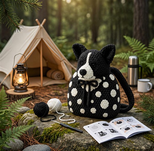 Crochet Dog Backpack Pattern PDF | Amigurumi Dog Bag Tutorial | Tapestry Crochet Backpack | DIY Animal Bag Pattern - Etsy