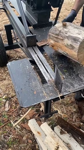 32K views · 71 reactions | Easy Wood Chopping Machine | ManMade | Facebook