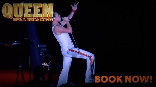Queen: It’s a Kinda Magic brings the energy, spectacle, and iconic sound of one of the world’s greatest rock bands to the stage. Don't miss this incredible show! 📅 Thursday 26 June 7pm 🎫 https://bit.ly/Queen25 | Griffith Regional Theatre