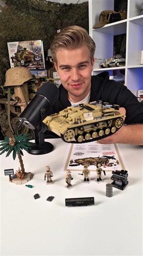 Szczegóły i detale nowego StuG'a!⚙️ #ww2 #cobi #stug #afrikakorps