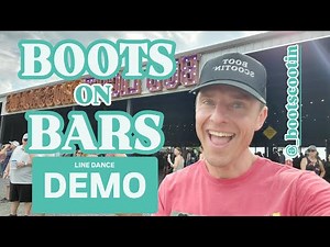 BOOTS ON BARS -- Line Dance DEMO