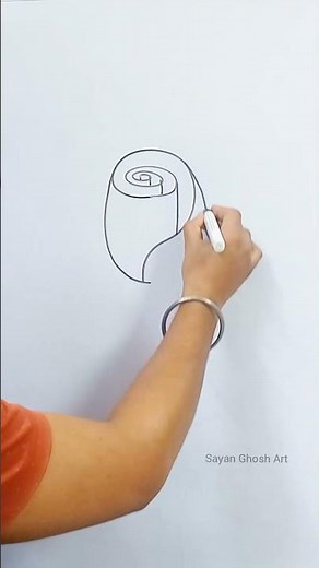 Creative Question Mark Rose Drawing 🌹✨ | Easy Flower Drawing #shortsfeed #shorts #art