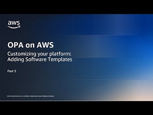 OPA on AWS. Part 5 - Provision AWS Resources and Resource Binding | Amazon Web Services