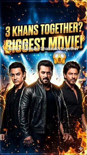 Aamir, Salman & SRK Together at Last #shorts #viral