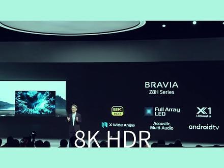 美国拉斯维加斯CES 2020，索尼全新8K电视带来震撼视觉体验#sony索尼电视