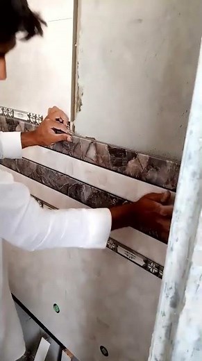 # how to install bathroom wall tile #| bathroom tiles design 2025