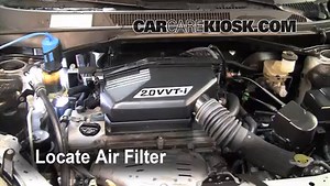 How to Change Engine Air Filter: 2003 Toyota RAV4 2.0L 4 Cyl.