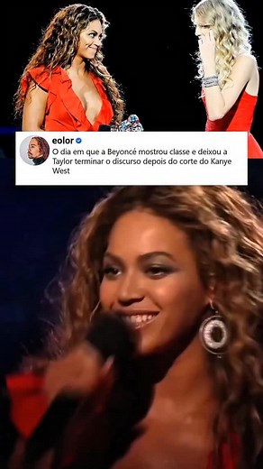 Impossível esquecer do VMA 2009: Após o climão causado pela interrupção de Kanye West no discurso de Taylor Swift, Beyoncé protagonizou um gesto de nobreza ao vencer o prêmio principal da noite, Vídeo do Ano por Single Ladies. Em vez de usar todo o tempo para si, a estrela chamou Taylor de volta ao palco para que pudesse concluir seus agradecimentos. Um dos momentos mais memoráveis da história do VMA. O VMA 2025 acontece em 7 de setembro e você confere a cobertura completa por aqui. 👉🏽 Siga @e
