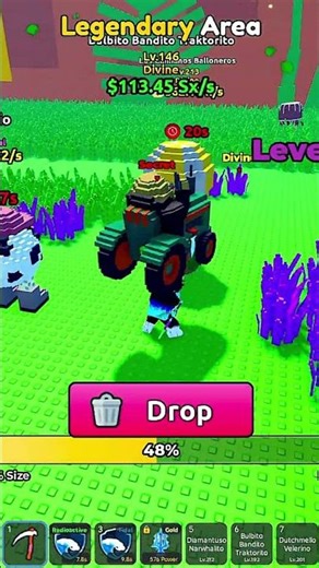I Got DIVINE Brainrot 😱 99,99% Lucky in Escape Tsunami 🌊 #roblox #shorts #robloxedit