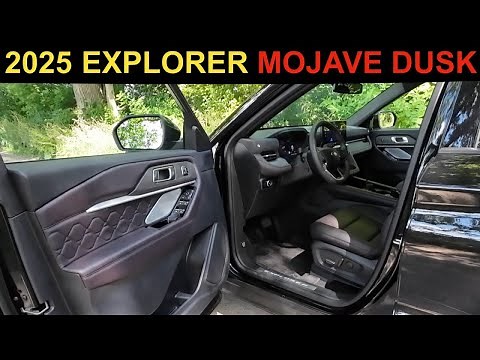 2025 Ford Explorer Mojave Dusk Interior Brings Purple Luxury: Hands On Tour