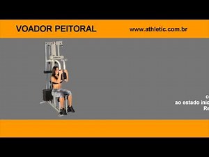 Academia Residencial Athletic Advanced 280M - Voador Peitoral