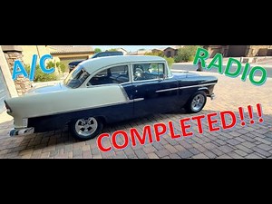 Blue Line Garage - 1955 Chevy Belair Vintageair A/C System Installation Part 2 and Completion