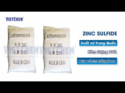 Hoá chất Zinc Sulcfide - Xuất xứ, quy cách | VIETCHEM