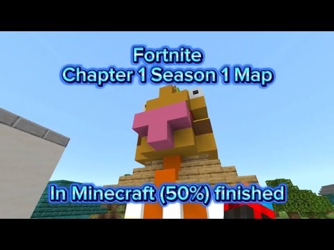 First Look on Fortnite OG Map in Minecraft