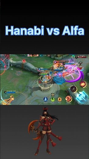 hanabi vs fighter|full fire match in mobile legends|MLBB|unstoppable|#mobilelegends#shorts#gaming