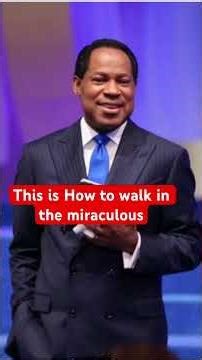 Ways you can walk in the miraculous. Pst Chris