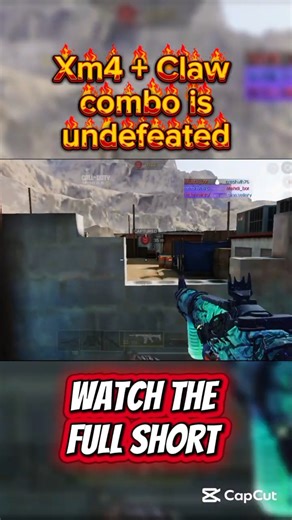 XM4 and Claw are Best Combo in CODM 🔥 #codm #shorts #callofduty