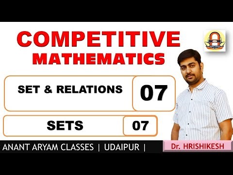 HP26RM0ST-07 | RPSC MATH | SETS & RELATIONS | LEC - 07 | SETS | LEC – 7