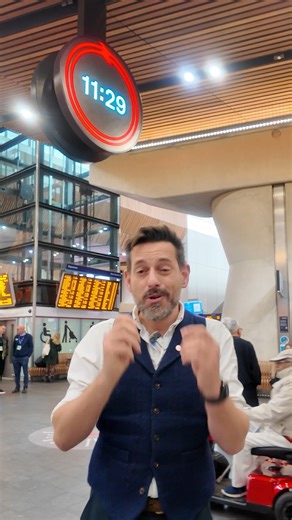 31K views · 425 reactions |  This week Tim Dunn was at the launch of the new British Railway Clock at London Bridge station. ⏰ Created by Design Bridge and Partners' and finely tuned by experts including two of our railway architects, it works as a physical and digital timepiece. Find out more:  https://www.networkrail.co.uk/stories/a-new-timepiece-for-the-railway/ | Network Rail | Facebook