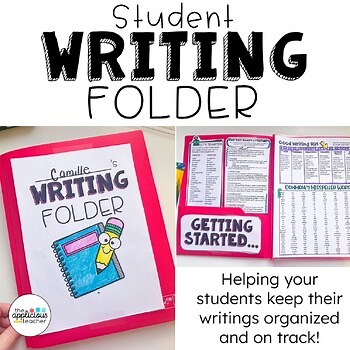 Student Writing Folder | Writing Reference Guide for Students