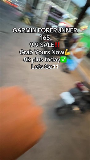 GARMIN FORERUNNER 165 9.9 SALE‼️ Grab Yours Now💪 8k plus today✅ Lets Go👀#garmin #garminwatch #affordable