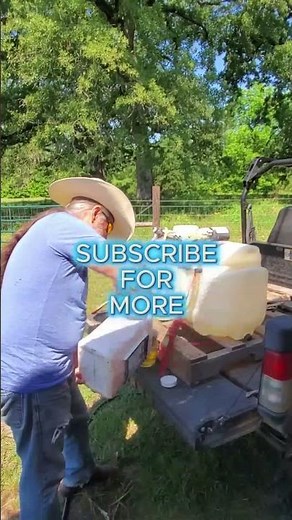 This Tractor Trick Makes Spraying Fence Lines EASY 🚜