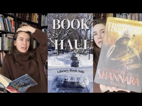 Book Haul: A Quest To The Library 's Biannual Sale! I GOT LOST 😱