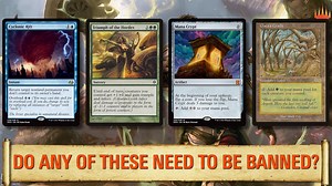 2.9K views · 43 reactions | Should any of these cards be banned? Is there a card you think should be banned but is not shown here? | The Command Zone Podcast | Facebook